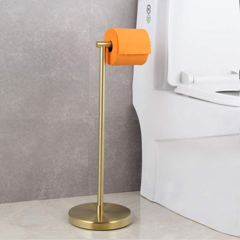 Stainless Steel Toilet Paper Holder Free Standing-le-home-chic.myshopify.com-BATHROOM HARDWARE