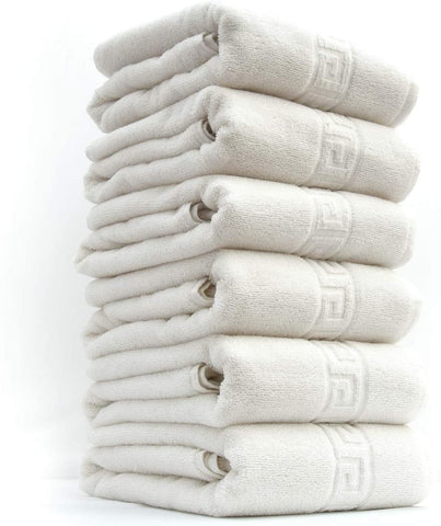 6 Piece Bath Towel Set White,  27"x54" Hotel Quality Super Soft-le-home-chic.myshopify.com-TOWELS