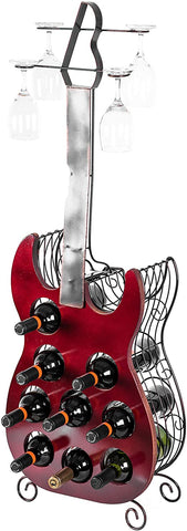 Decorative Wine Holder Vintage Guitar Shaped-le-home-chic.myshopify.com-WINE RACK