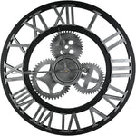 Large Gear Wall Clocks Non-Ticking Silent Battery Operated-le-home-chic.myshopify.com-WALL CLOCK
