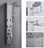Stainless Steel Shower Panel Tower System-le-home-chic.myshopify.com-SHOWERHEADS