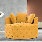 Modern Accent Leisure Lounge Swivel Chair with 3 Pillows-le-home-chic.myshopify.com-ACCENT CHAIRS