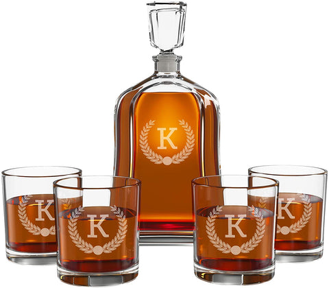 Personalized Whiskey Decanter Set for Men-le-home-chic.myshopify.com-DECANTER