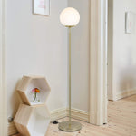 Modern Frosted Glass Globe LED Floor Lamp, Mid Century-le-home-chic.myshopify.com-FLOOR LAMP