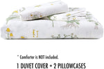 Botanical Duvet Cover Set, 100% Cotton Bedding-le-home-chic.myshopify.com-COMFOTER SET