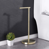 Gold Toilet Paper Holder Free Standing-le-home-chic.myshopify.com-BATHROOM HARDWARE