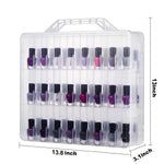 Portable Nail Polish Clear Organizer for 48 Bottles-le-home-chic.myshopify.com-MAKE UP ORGANIZERS
