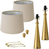 25.8” Modern Table Lamps with USB Port Set of 2 Accent Gold-le-home-chic.myshopify.com-LAMPS