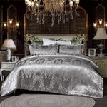 Set 3 Pieces-Luxury Vintage European Palace Style Jacquard-le-home-chic.myshopify.com-DUVET SET