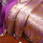 3 Piece LUXE Bedding Set ,Elegant European Pattern-le-home-chic.myshopify.com-COMFOTER SET