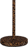 Fabric Wrapped Floor Lamp with Dotted Animal Print-le-home-chic.myshopify.com-FLOOR LAMPS
