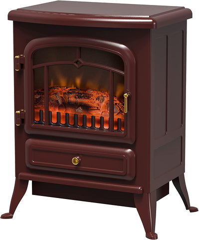 Electric Fireplace Heater, Stove with Realistic LED Log Flames-le-home-chic.myshopify.com-FIREPLACE