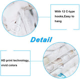 4 Pcs Beach Shower Curtain Set with Non-Slip Rug-le-home-chic.myshopify.com-CURTAINS