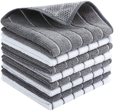 8 Microfiber Cleaning Cloth All-Purpose - Absorbent and Lint Free-le-home-chic.myshopify.com-TOWELS