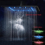 16 Inch LED Rain Shower System Set  - Rainfall-le-home-chic.myshopify.com-SHOWERHEADS