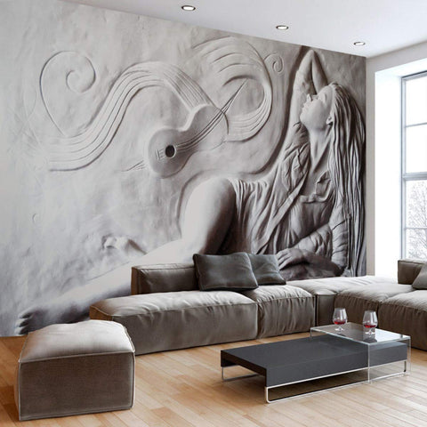 Sculpture Wallpaper 3D Embossed Look Artist Wall Mural-le-home-chic.myshopify.com-WALLPAPER