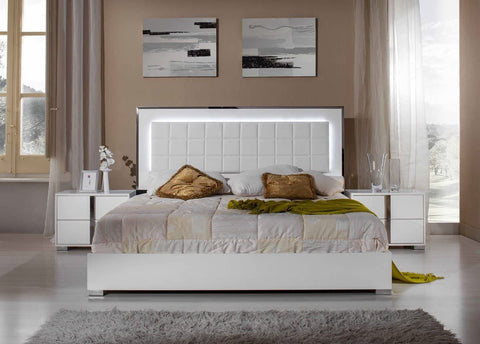 Modern Style Italian Crafted Glossy Finished Bedroom Set King-le-home-chic.myshopify.com-BEDROOM SET