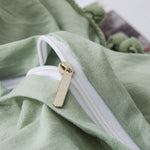 3 Piece Duvet Cover Set Queen Size Green Bedding Sets Super Soft-le-home-chic.myshopify.com-BEDDING SET
