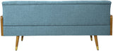 Mid Century Modern Tufted Fabric Sofa-Blue-le-home-chic.myshopify.com-SOFA