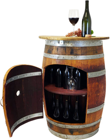 Wine Barrel Wine Rack Bar Wine Barrel Furniture-le-home-chic.myshopify.com-BARREL HOME BAR