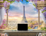 Wallpaper Eiffel Tower Wall Murals View Terrace of the Paris-le-home-chic.myshopify.com-WALLPAPER