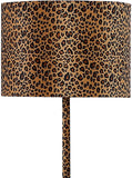 Fabric Wrapped Floor Lamp with Dotted Animal Print-le-home-chic.myshopify.com-FLOOR LAMPS