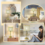 Touch Control Crystal Table Lamp with 2 USB Ports-le-home-chic.myshopify.com-TABLE LAMP