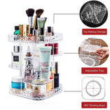 Makeup Organizer 360-Degree Rotating Cosmetic Storage Box-le-home-chic.myshopify.com-MAKE UP ORGANIZERS
