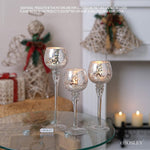 Set of 3 Crackle Glass Tealight Holders-le-home-chic.myshopify.com-CANDLES