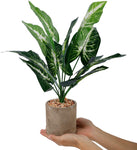 18" Artificial Potted Green Leaf Plants in Pot-le-home-chic.myshopify.com-FLOWERS