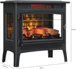 3D Infrared Electric Fireplace Stove with Remote Control-le-home-chic.myshopify.com-FIREPLACE
