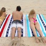 Oversized Beach Towel - Velour Cotton Print 35 x 70 Inch-le-home-chic.myshopify.com-TOWELS