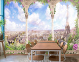 Paris Cityscape Wall Murals Eiffel Tower Wall-le-home-chic.myshopify.com-WALLPAPER