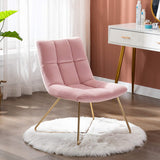 Velvet Accent Chair Retro Leisure Lounge Chair-le-home-chic.myshopify.com-ACCENT CHAIR