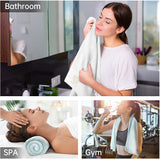 100% Cotton Bath Towels 24x57 in Large Soft Plush Absorbent-le-home-chic.myshopify.com-TOWELS