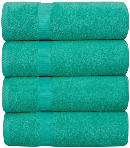 Premium Bath Towels (4 Pack) 27x54 Inch 100% Cotton Towels Set-le-home-chic.myshopify.com-TOWELS