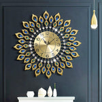 26.3 Inch Gold Large Wall Clocks for Living Room Decor-le-home-chic.myshopify.com-WALL CLOCK