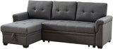 Reversible Sectional Sofa Couch, Storage Chaise, Pull Out Sleeper-le-home-chic.myshopify.com-SOFA