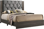 CHIC Full Size Bedroom Set, Gray Walnut-le-home-chic.myshopify.com-BEDROOM SET