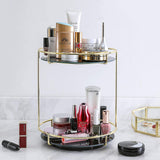 360 Degree 2Layer RotationTray, Bathroom Cosmetic Storage-le-home-chic.myshopify.com-MAKE UP ORGANIZERS