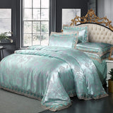 Elegant Lace Jacquard Duvet Cover Set-le-home-chic.myshopify.com-BEDDING SET