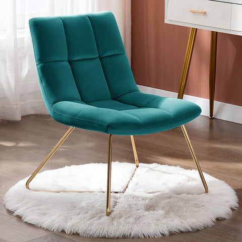 Velvet Accent Chair Retro Leisure Lounge Chair-le-home-chic.myshopify.com-ACCENT CHAIR