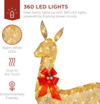 3-Piece Lighted Christmas Deer Family Set Outdoor Decoration-le-home-chic.myshopify.com-CHRISTMAS DECORATION