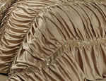 7 Piece Chic Ruched Pleated Comforter Set- King Cal.King Size-le-home-chic.myshopify.com-COMFORTER SET