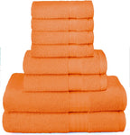 Ultra Soft 8-Piece Towel Set - 100% Pure Ringspun Cotton-le-home-chic.myshopify.com-TOWELS