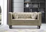2PC  Chesterfield Style Living Room Sofa and Loveseat Set-le-home-chic.myshopify.com-SOFA SET