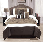 7 Pieces Complete Bedding Victorian Print Luxury-le-home-chic.myshopify.com-COMFORTER SET