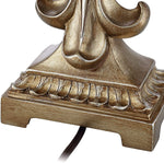 French Fleur-de-Lis Table Lamps Set of 2 Antique Gold-le-home-chic.myshopify.com-LAMPS