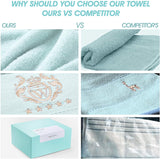 100% Cotton Bath Towels Set,  Ultra Soft & Highly Absorbent-le-home-chic.myshopify.com-TOWELS