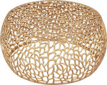 Contemporary Solid Gold Round Coffee Table-le-home-chic.myshopify.com-COFFEE TABLE